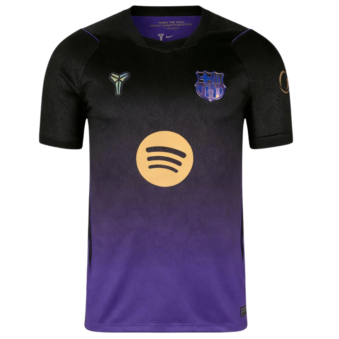 RODRIGO #16 Barcelone Extérieur Maillot 2026/27 Black/Purple Joueur - UCL
