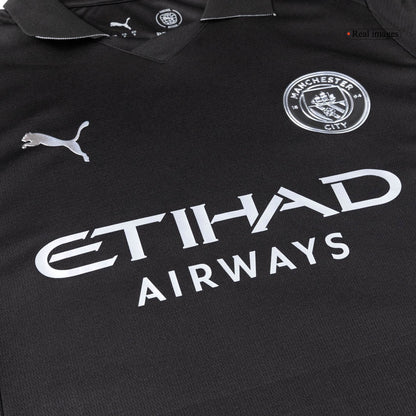 CHERKI #10 Manchester City Uitshirt 2025/26 Zwart