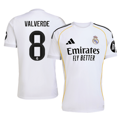 VALVERDE #8 Real Madrid Thuisshirt 2025/26