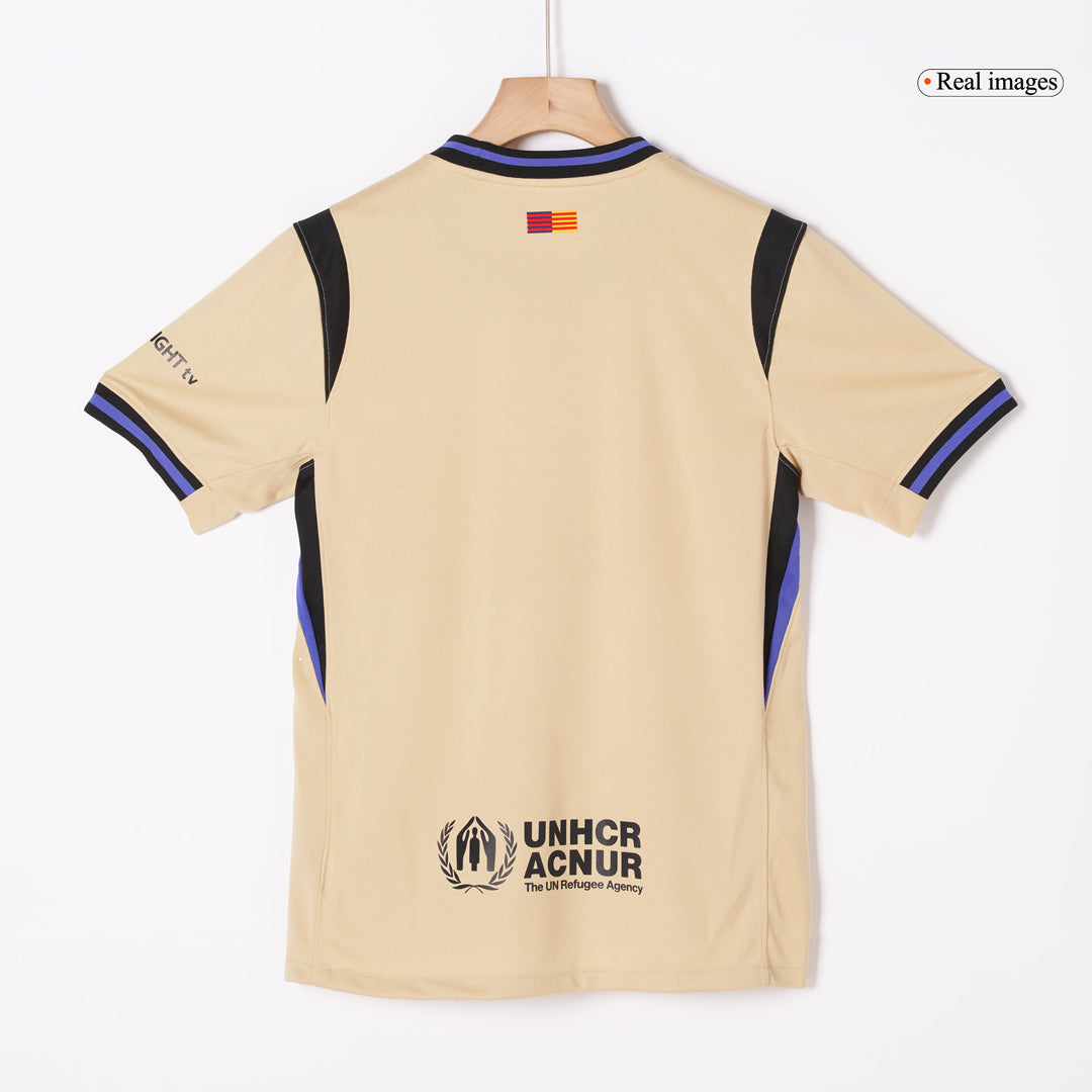 RAPHINHA #11 Barcelone Extérieur Maillot 2025/26 Jaune - UCL