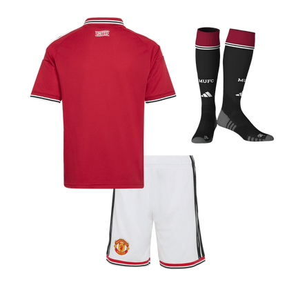 Manchester United Domicile Maillot Kit 2026/27 Enfant Rouge - Super
