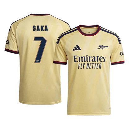 SAKA #7 Arsenal Third Maillot 2026/27 Jaune - UCL