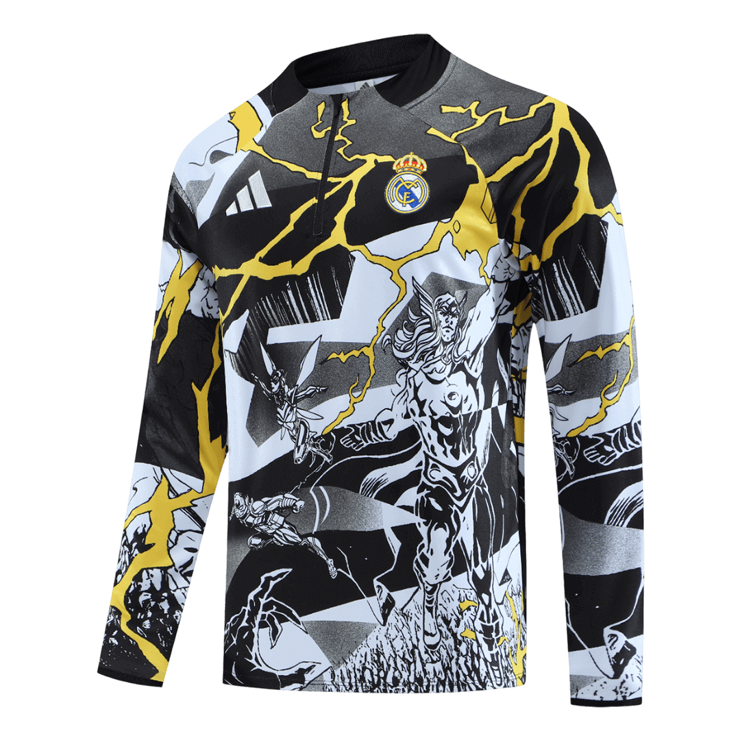 Real Madrid Sweatshirt Tenue 2025/26 Zwart