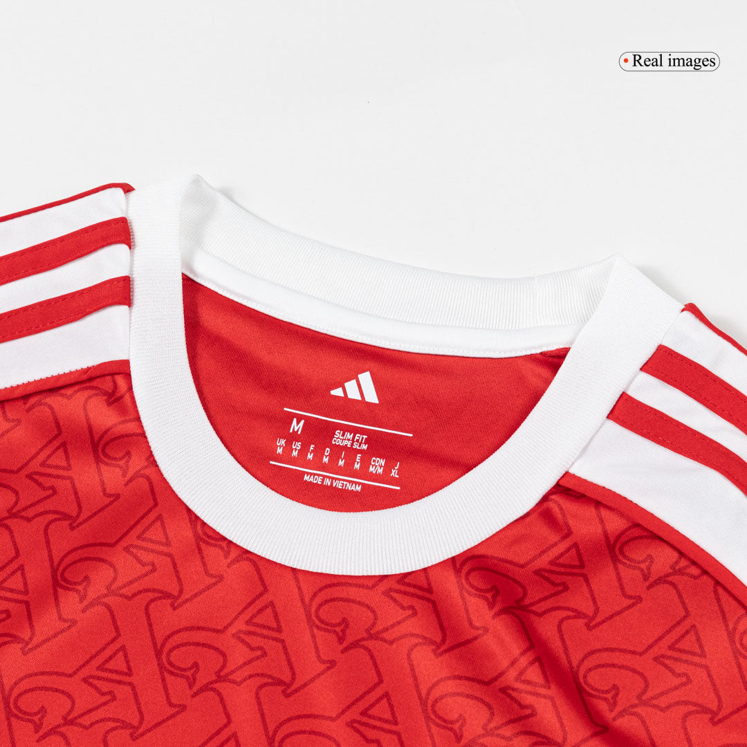 SALIBA #2 Arsenal Domicile Maillot 2025/26 Rouge - Super