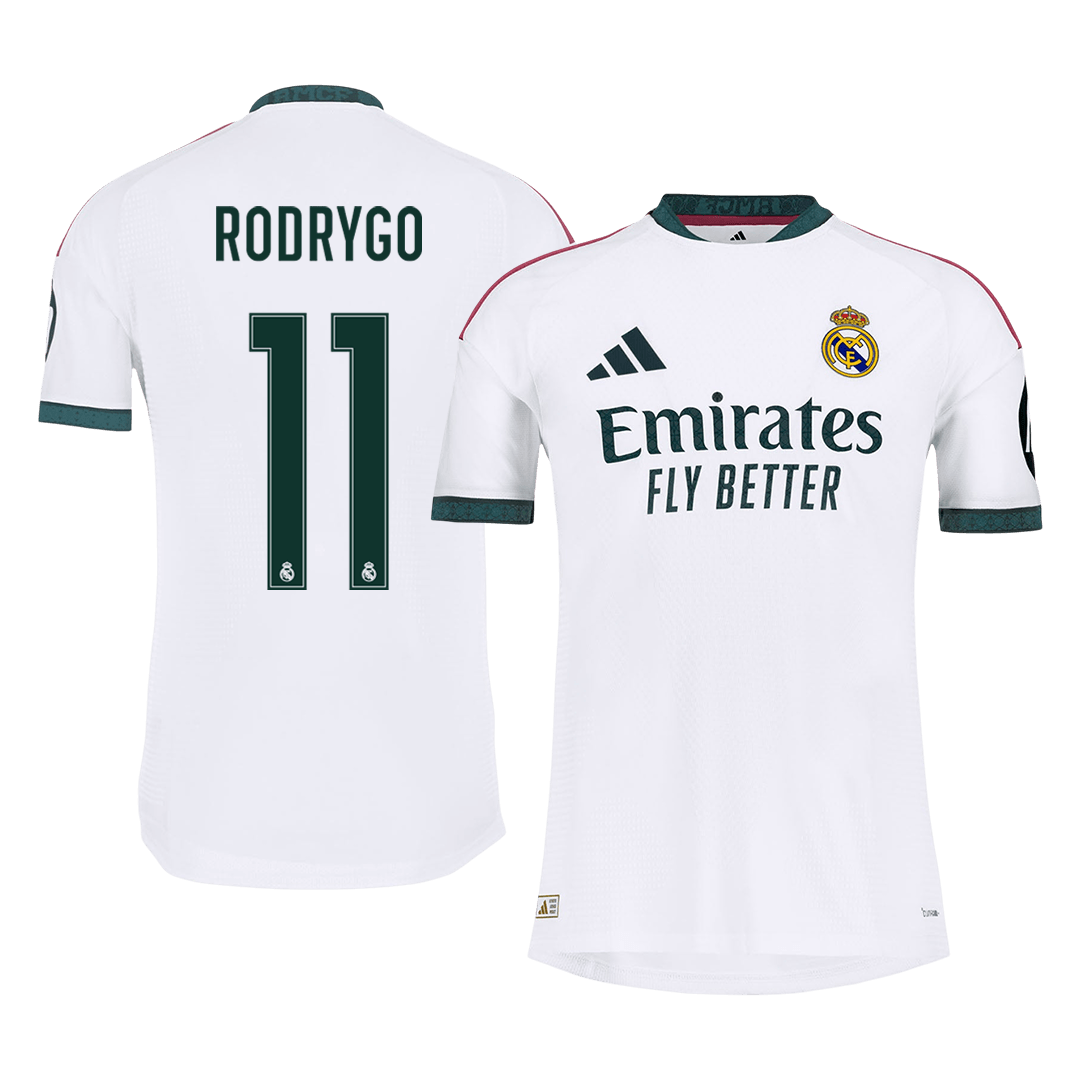 RODRYGO #11 Real Madrid Domicile Maillot 2026/27 Blanc Joueur