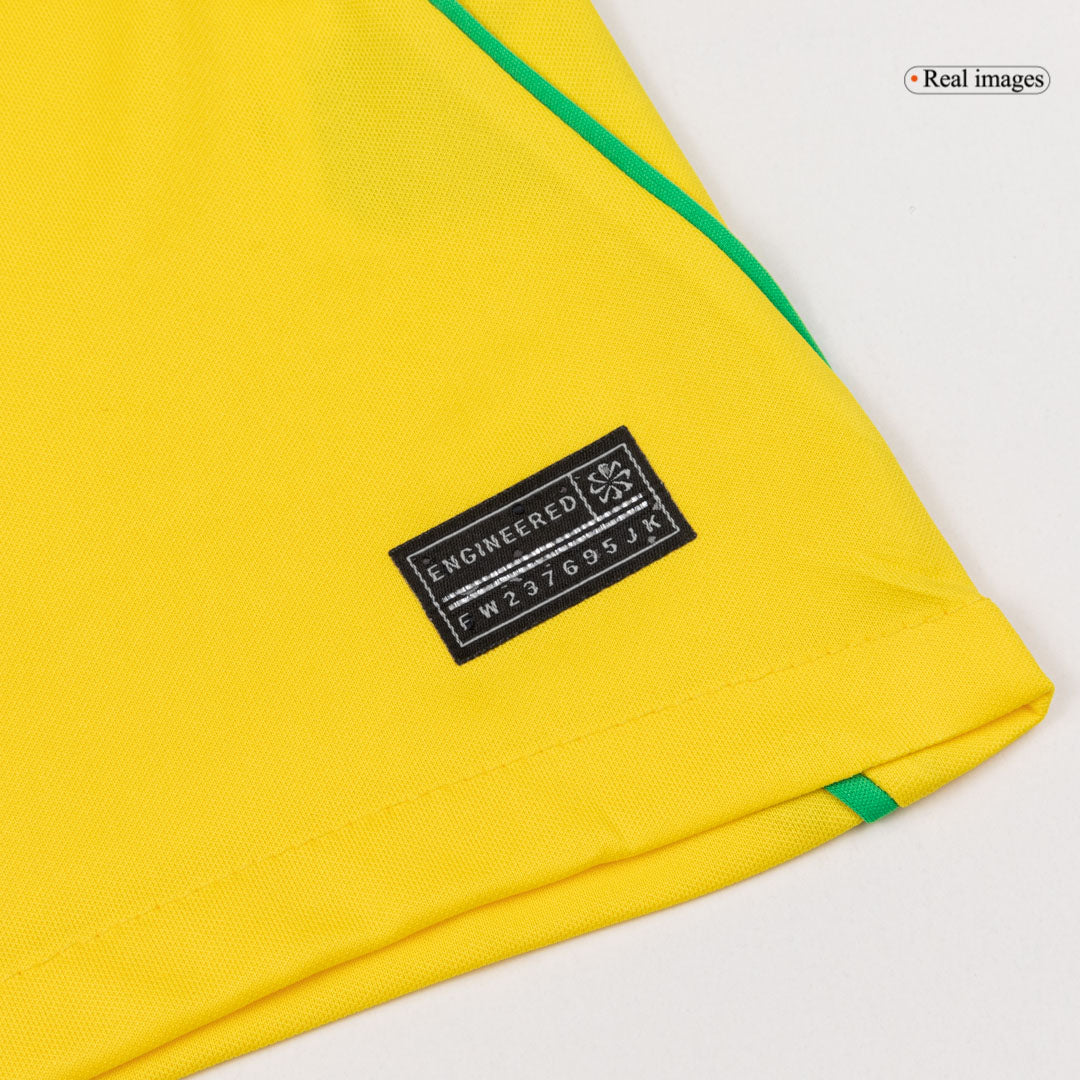 NEYMAR JR. #10 Brésil Domicile Maillot - Coupe du Monde 2026 Jaune