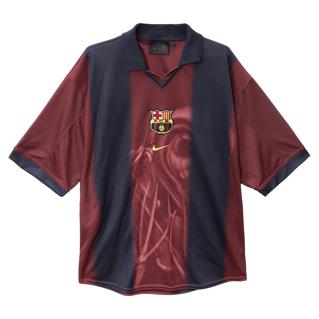 Retro FC Barcelona Thuisshirt 2000/01