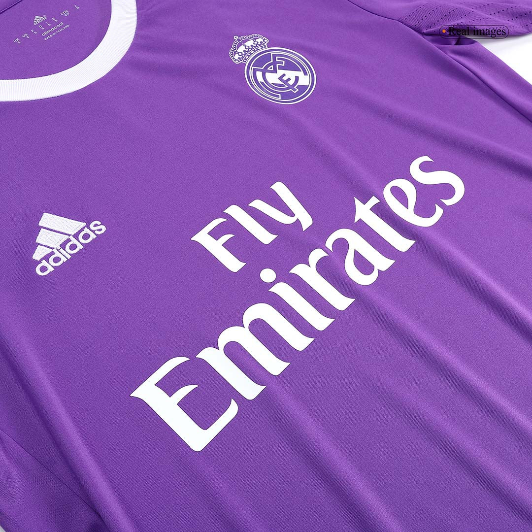 RONALDO #7 Retro Real Madrid Extérieur Maillot Manches Longues 2016/17