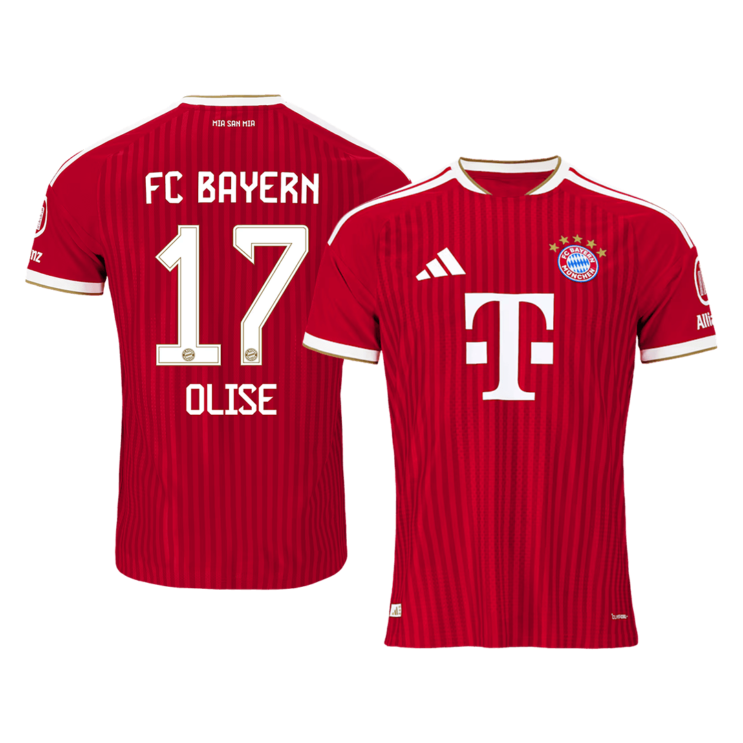 OLISE #17 Munich Domicile Maillot 2026/27 Rouge Joueur