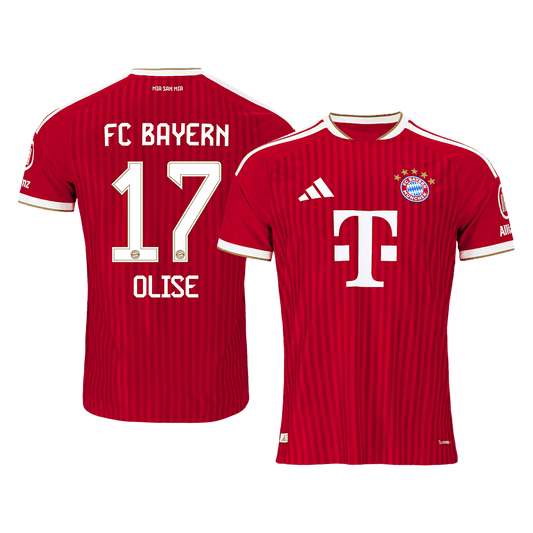 OLISE #17 Munich Domicile Maillot 2026/27 Rouge Joueur
