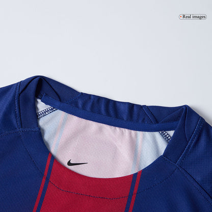 ROONY #28 Barcelone Domicile Maillot 2025/26 Rouge et Bleu - UCL - Super