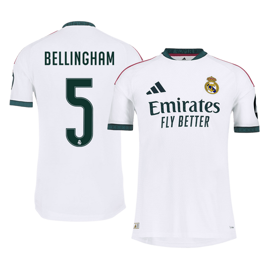 BELLINGHAM #5 Real Madrid Domicile Maillot 2026/27 Blanc Joueur